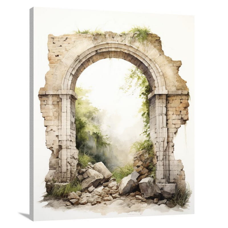 Whispers of the Forgotten Arch - Canvas Print