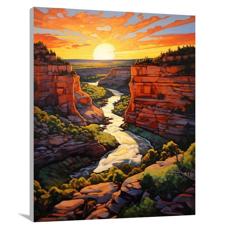 Wild Majesty: The Mighty Missouri - Canvas Print
