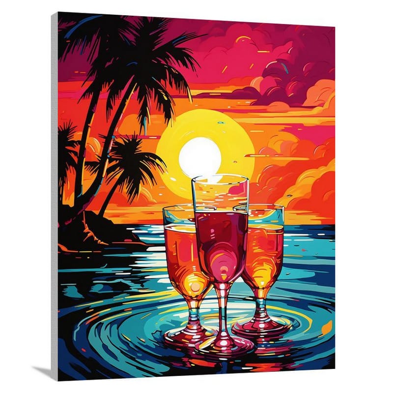 Wine Oasis - Canvas Print
