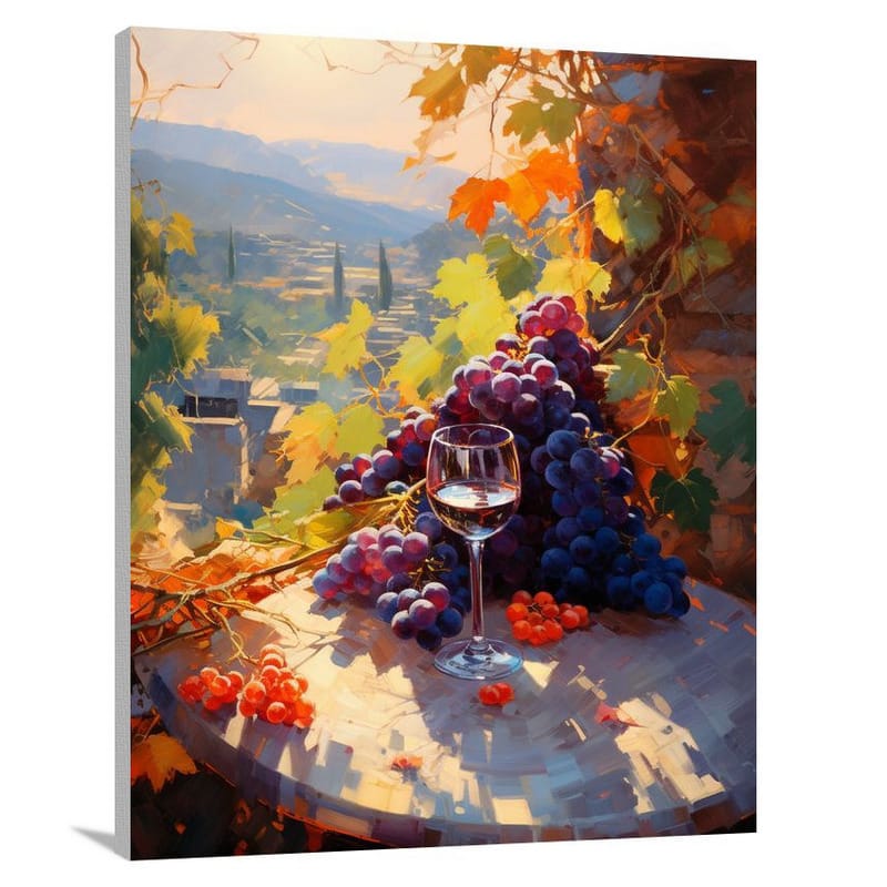 Wine Symphony - Impressionist - Canvas Print