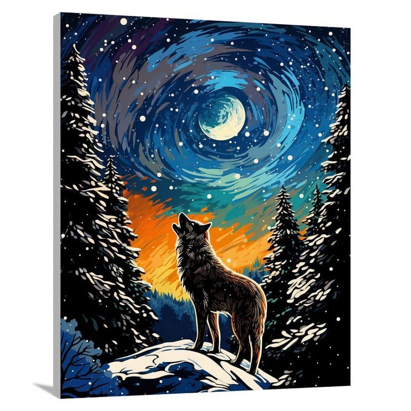 Winter's Call - Pop Art - Canvas Print