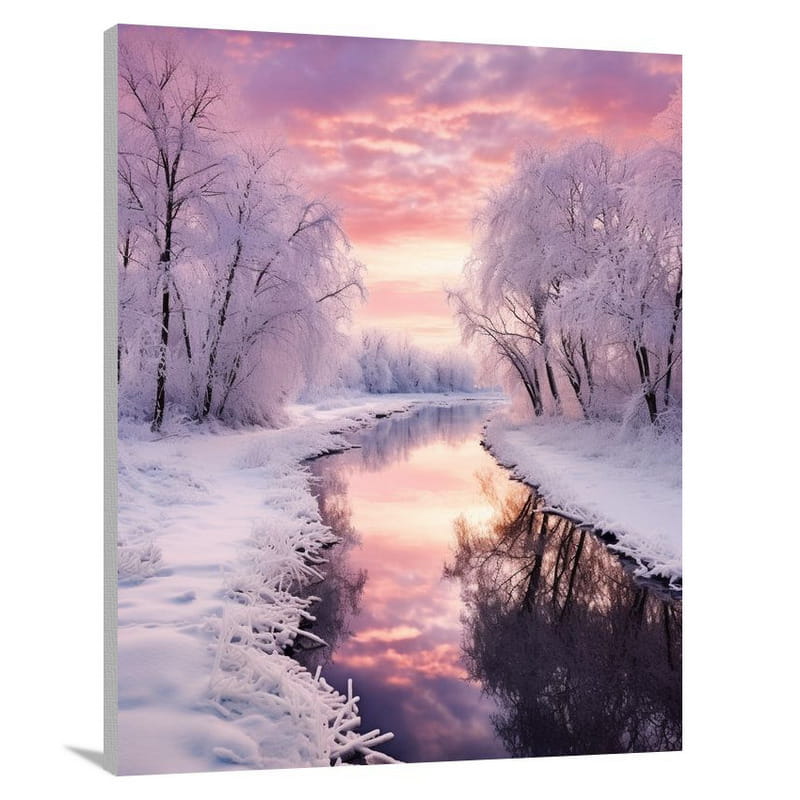 Winter's Reflections - Canvas Print