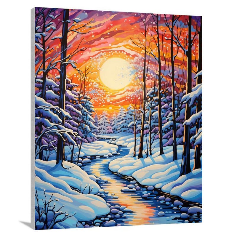 Winter Wonderland in Wisconsin - Canvas Print