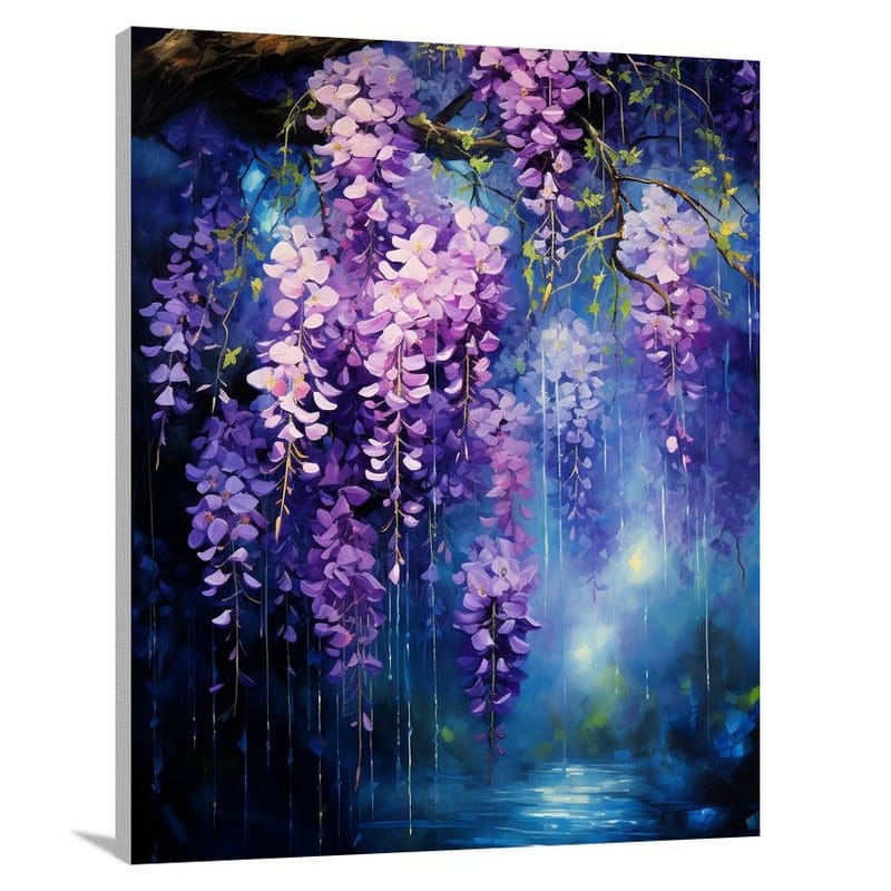 Wisteria Whispers - Contemporary Art - Canvas Print