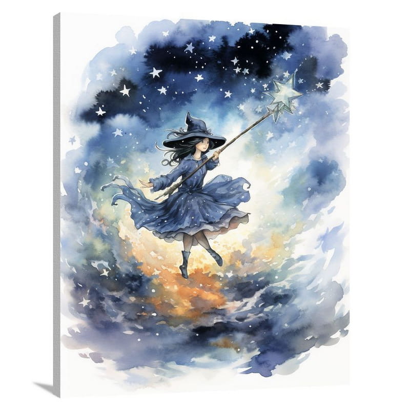Witch's Enchantment - Watercolor - Canvas Print