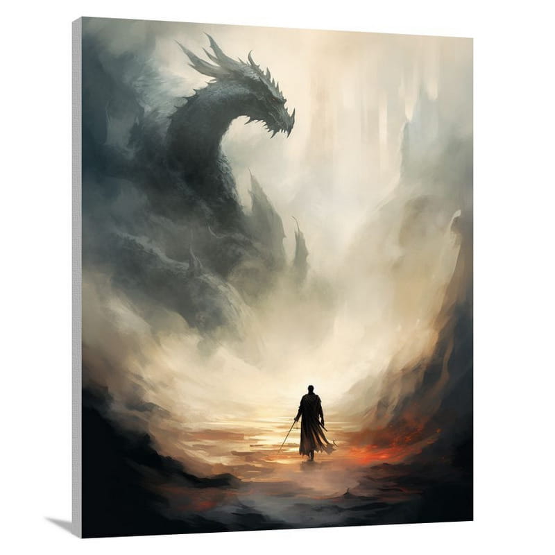 Wizard's Duel - Canvas Print