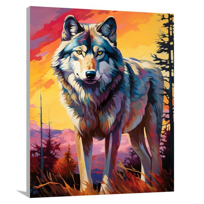 Wolf's Majesty - Canvas Print