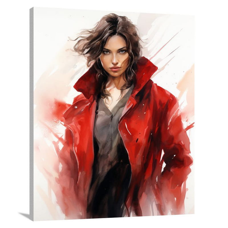 Women's Coat & Jacket: Resilient Elegance - Canvas Print