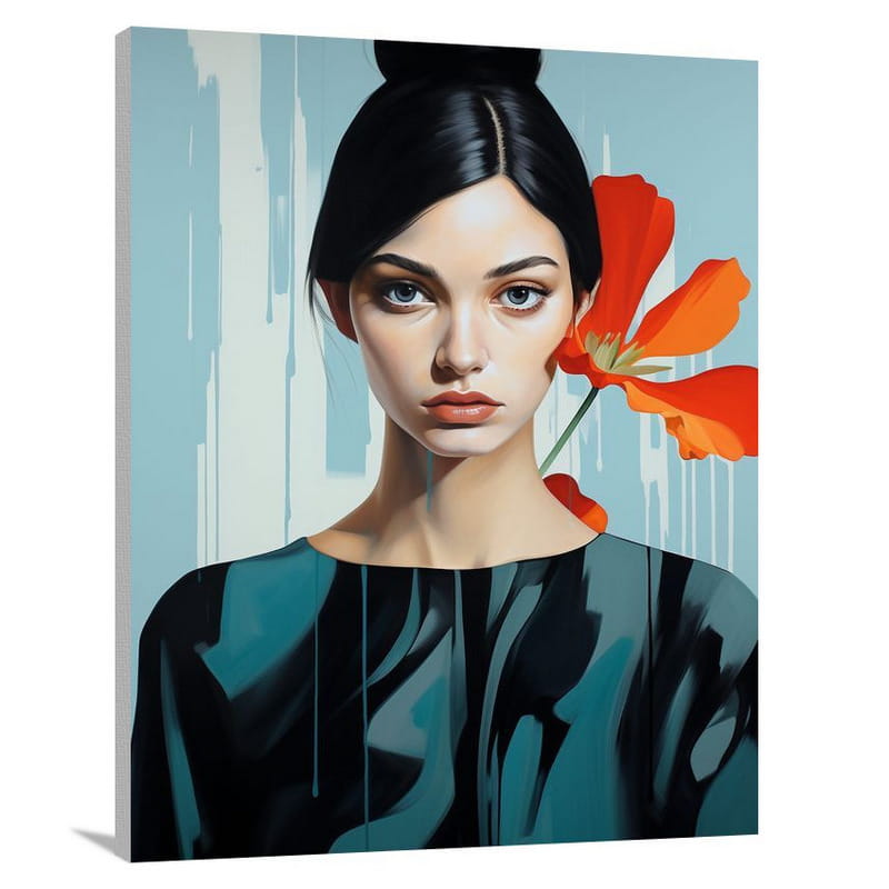 Women's Top: Fashion Blossom - Canvas Print