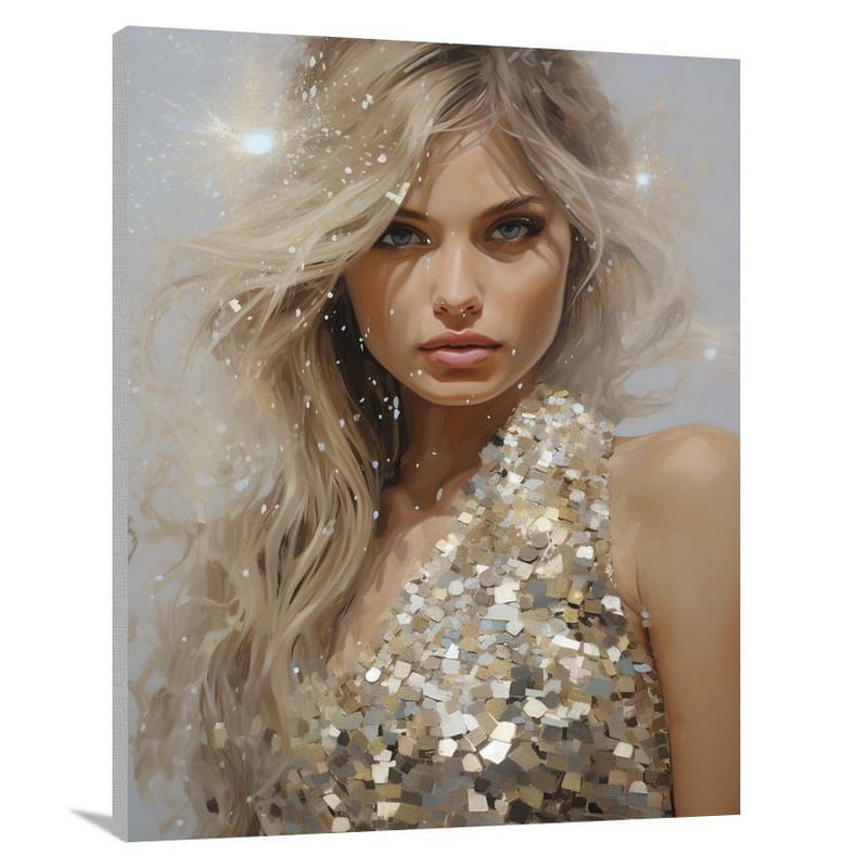 Women's Top: Shimmering Confidence (new) - Canvas Print