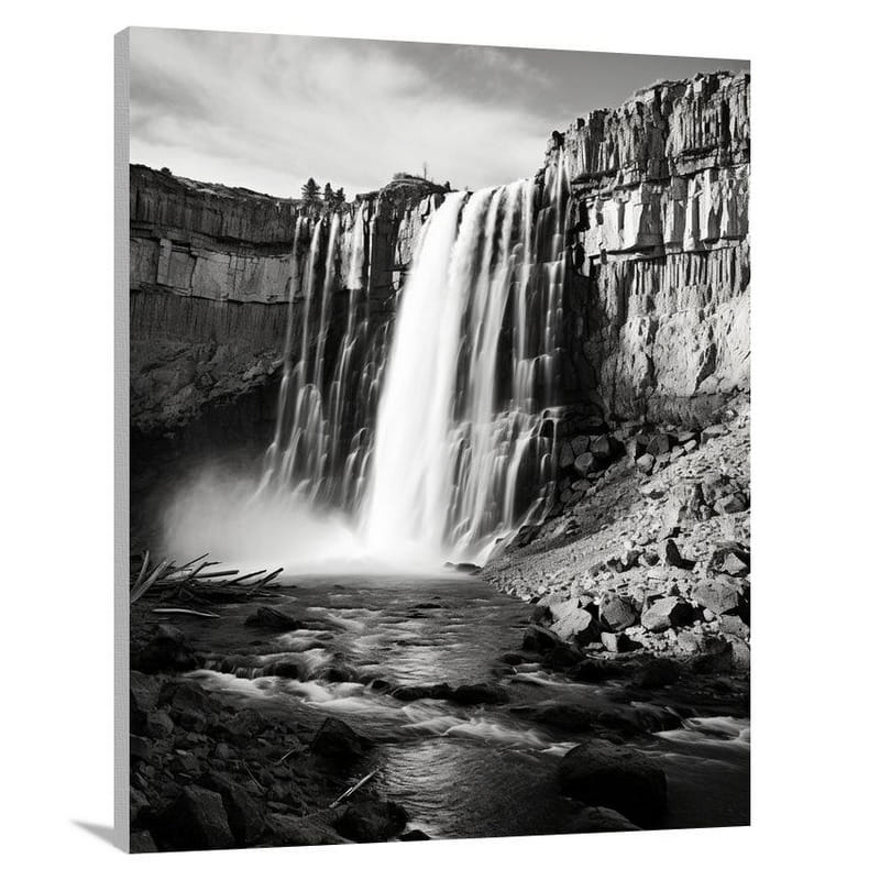 Wyoming's Cascading Beauty - Canvas Print