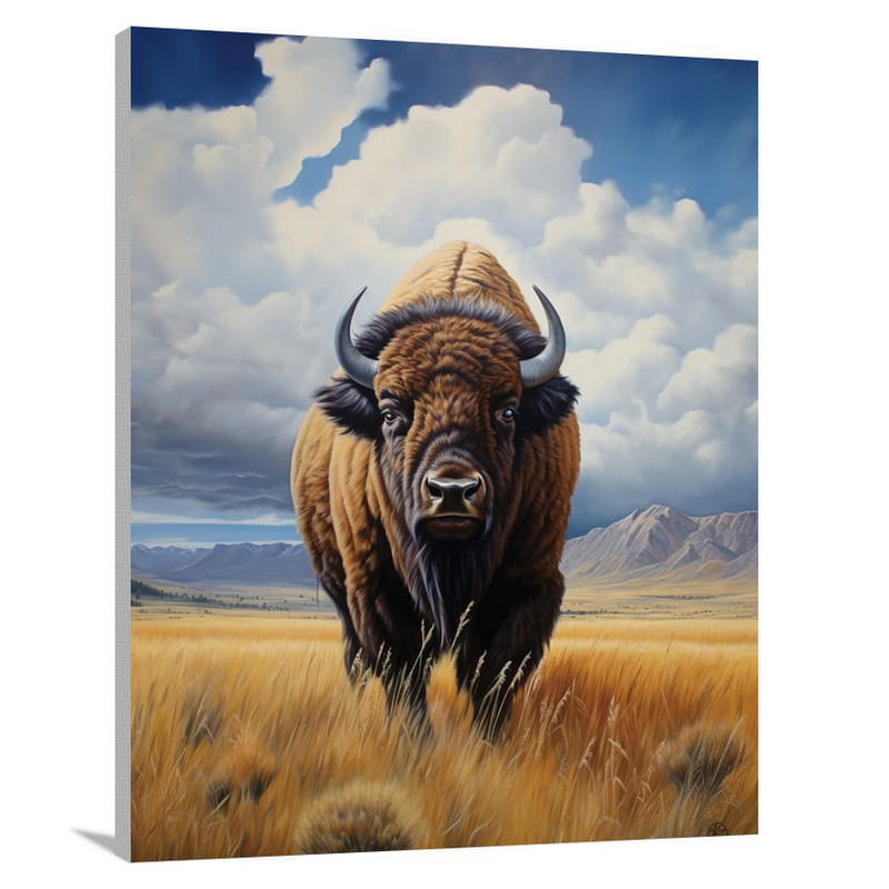 Wyoming's Golden Serenity - Canvas Print