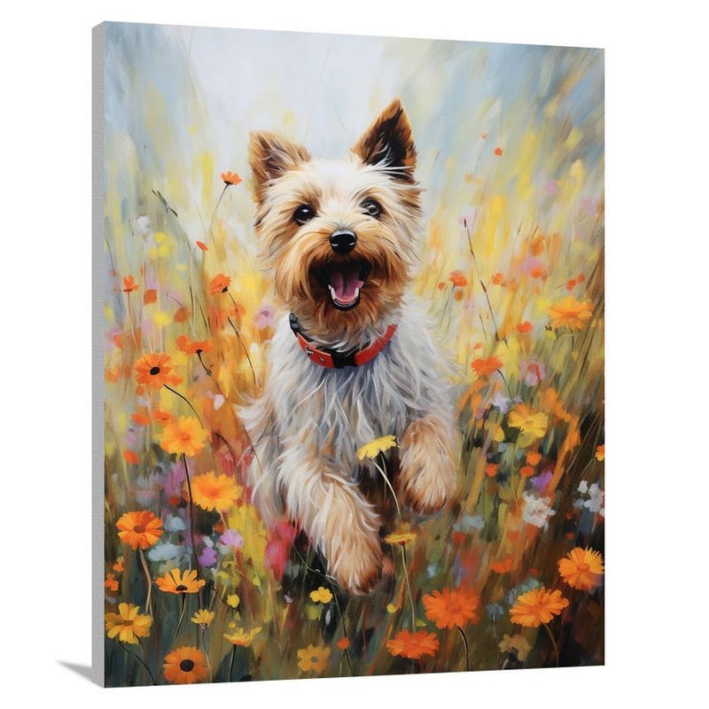 Yorkshire Terrier's Dance - Contemporary Art - Canvas Print