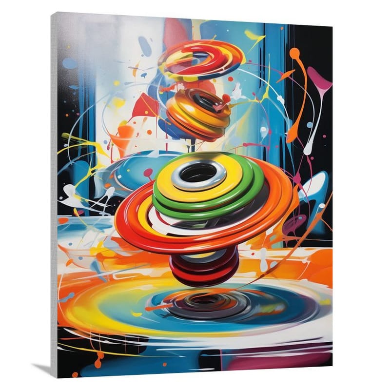 YoYo's Whirlwind - Canvas Print