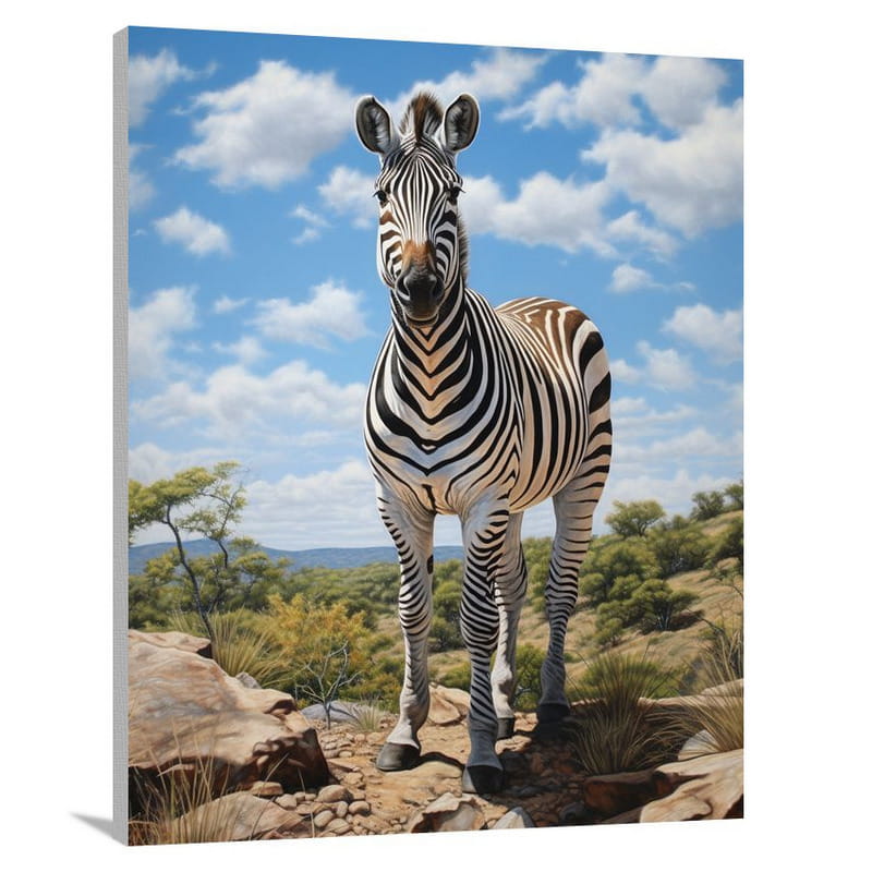Zebra's Majesty - Canvas Print