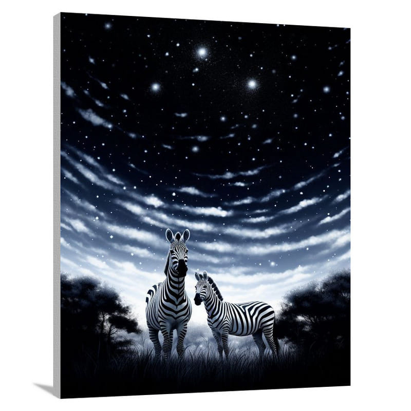 Zebra Serenity - Canvas Print