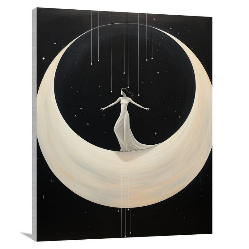 Zodiac's Celestial Ballet - Minimalist - Canvas Print