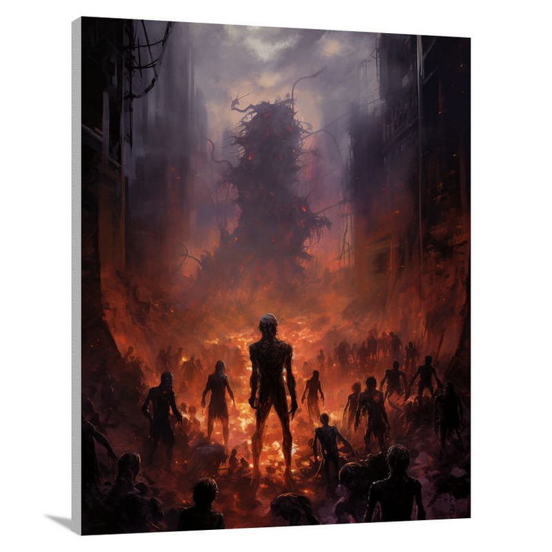 Zombie Uprising: A Fantastical Nightmare - Canvas Print