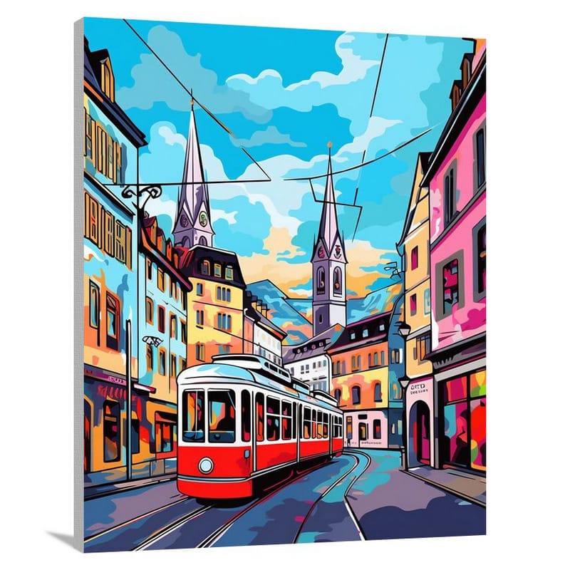 Zurich Streets - Canvas Print